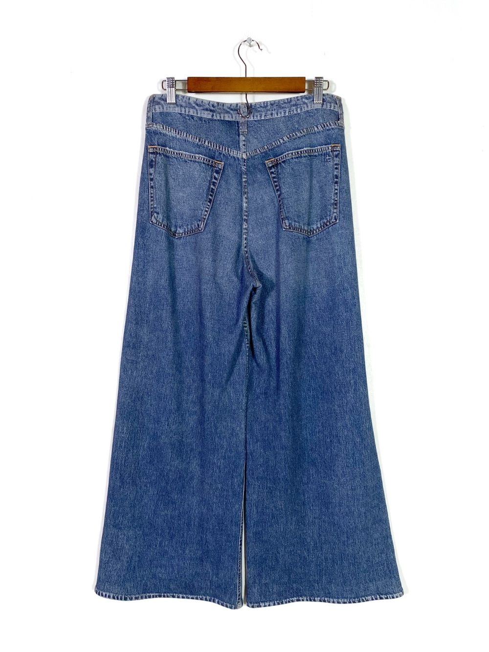 Rag & Bone Miramar Sofie Wide Leg Pant Jeans Kimber - Picture 5 of 6